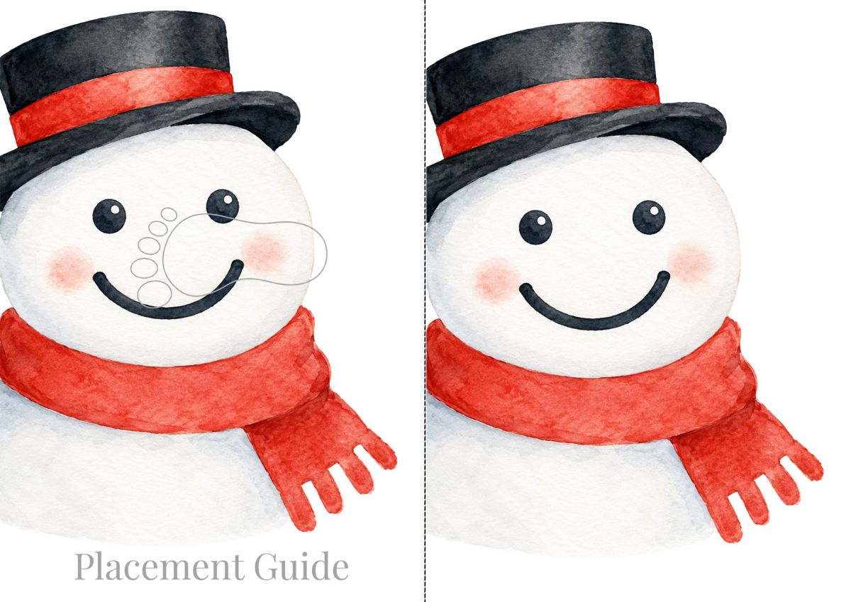snowman footprint
